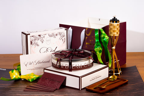 Dubai Dream Cake Limited Edition Round Tin Gift Set
