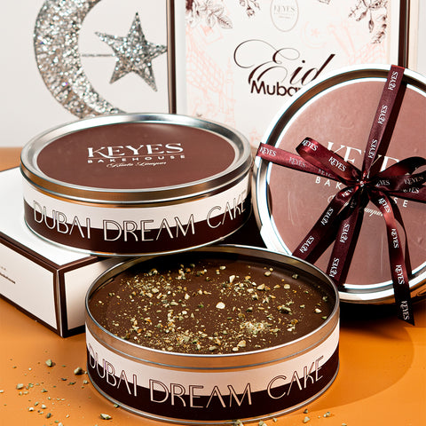 Dubai Dream Cake Limited Edition Round Tin Gift Set
